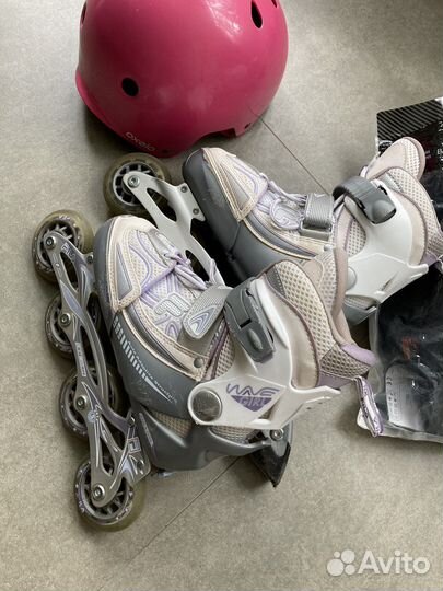 Ролики 32-35 Fila шлем и защита