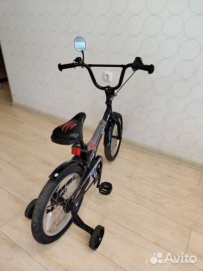 Детский велосипед 16 дюймов черный