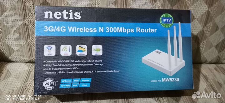 Роутер netis 3G/4G, WI-FI новый