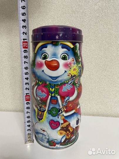 Тубус новогодний для конфет