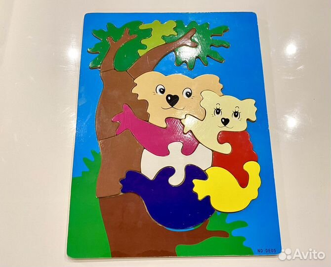 Деревянные развивающие игры-вкладыш