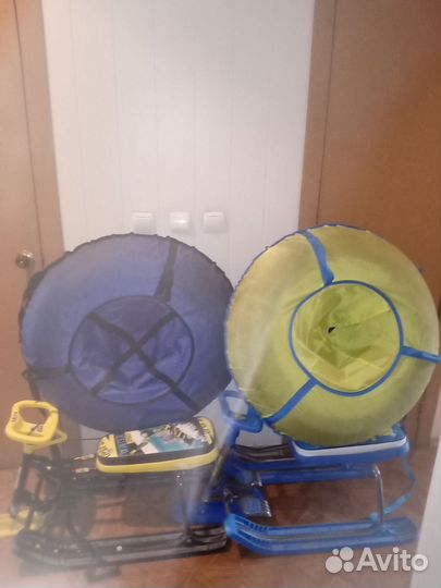 2 снегоката и2 тюбинга