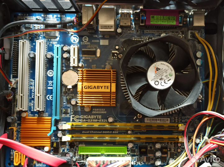 Плата LGA775 процесор Xeon E5450 и память 4 Гб