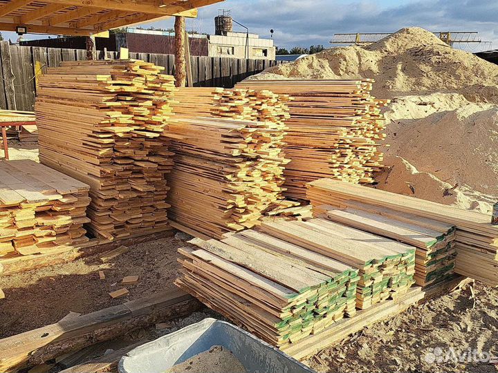 Пиломатериал для поддонов, доска от 1м до 6м