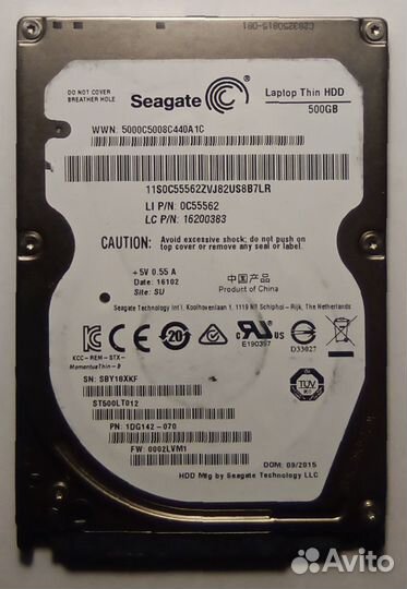 Жд Seagate ST500LT012 500gb 5400rpm