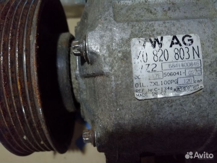 Компрессор кондиционера Volkswagen Golf 5 1.6 FSI