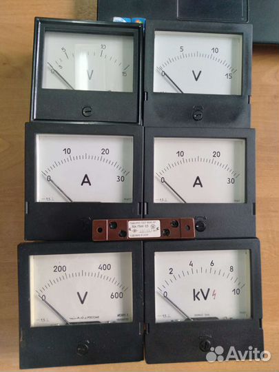 М381; Э365; Ц301 амперметры; вольтметры; ваттметры