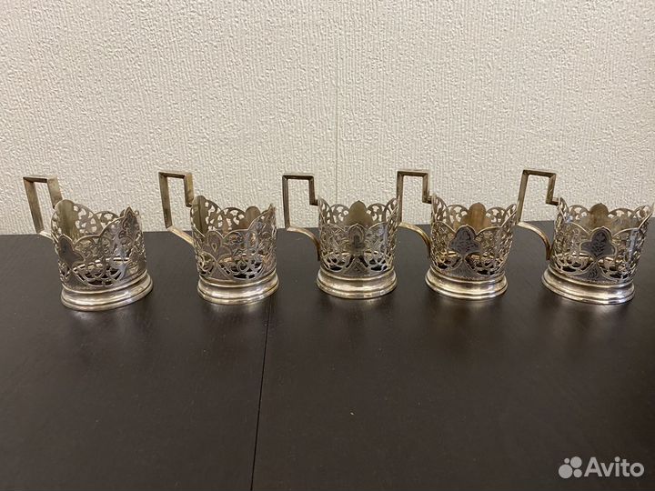 Подстаканники 875 пробы