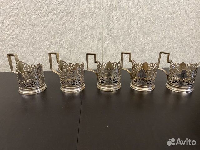 Подстаканники 875 пробы