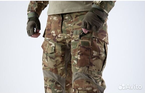 Костюм боевой тактический с защитой коленей локтей