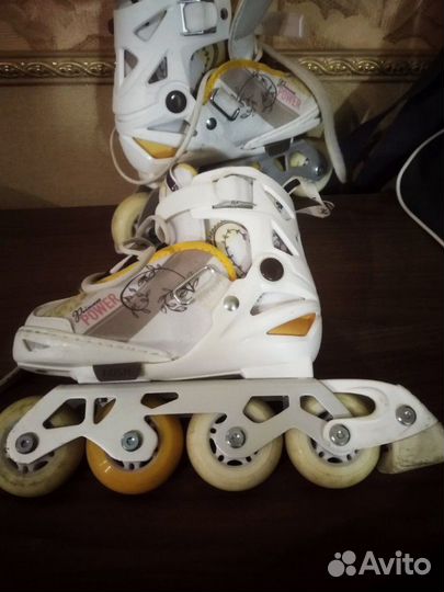 Ролики раздвижные для девочки, р.26-31