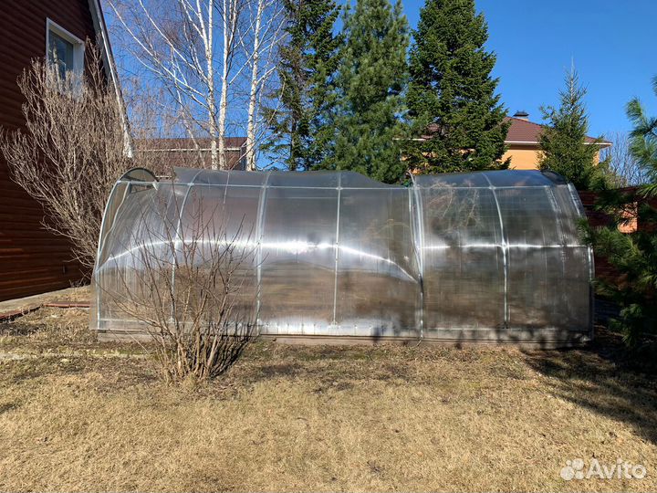Теплица 3 на 6 из поликарбоната бу