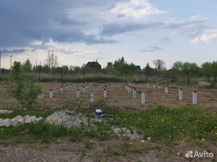 Фундамент на жб сваях под ключ / Жб сваи