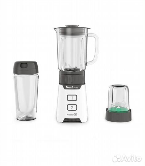 Стационарный блендер Moulinex LM16L110, белый