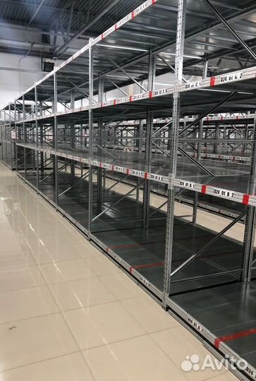 Стеллажи среднегрузовые полочные бу