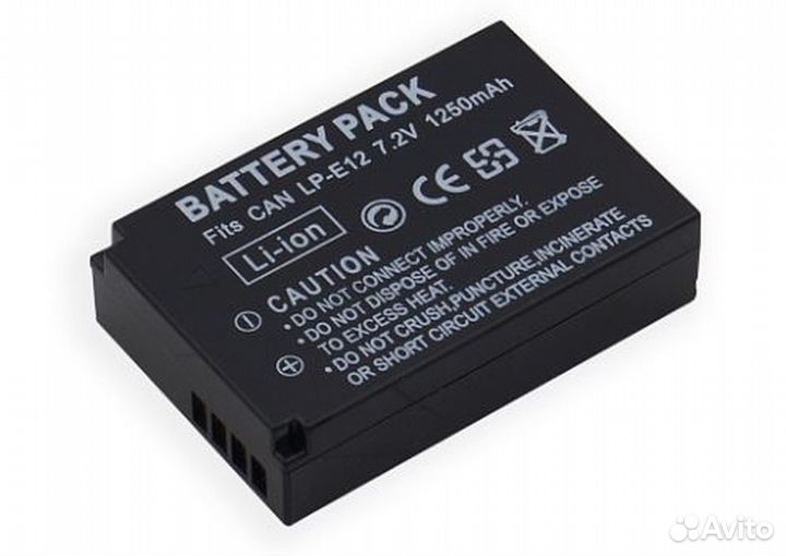 Аккумулятор для камеры Canon (LP-E12) EOS M50, EOS