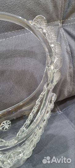 Конфетница - ваза хрустальная СССР