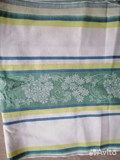 Полотенца и отрез лен СССР