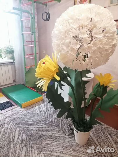 Торшер розы, пионы, одуванчики, ромашки, подарки