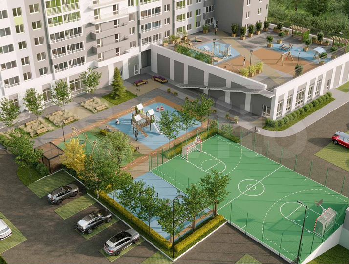 2-к. квартира, 54,6 м², 12/24 эт.