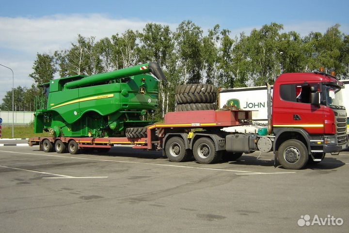 Перевозки негабарита тралом