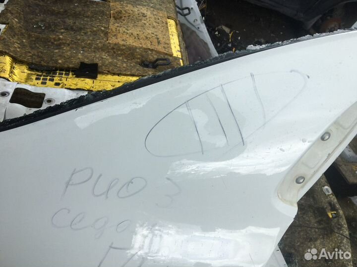 Заднее правое крыло Kia Rio 3 Седан