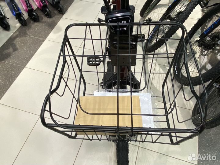 Электровелосипед green city e-alfa new Brown