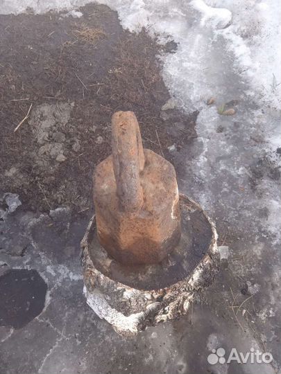 Гиря 32 кг СССР