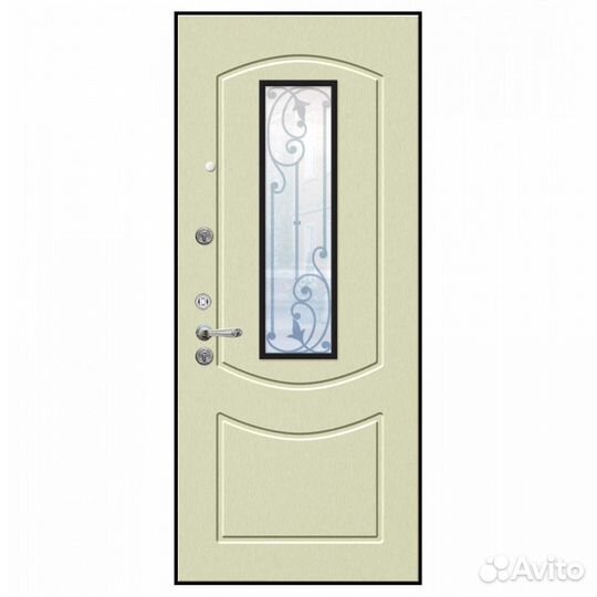 Дверь входная с ковкой