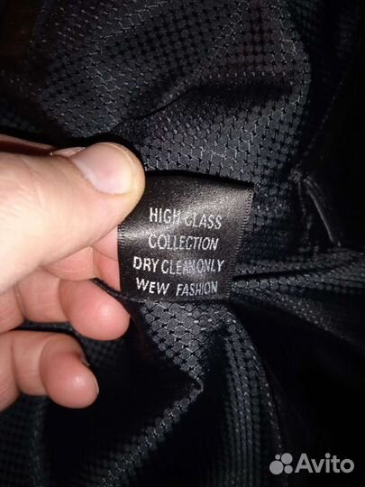 Кожаный пиджак мужской