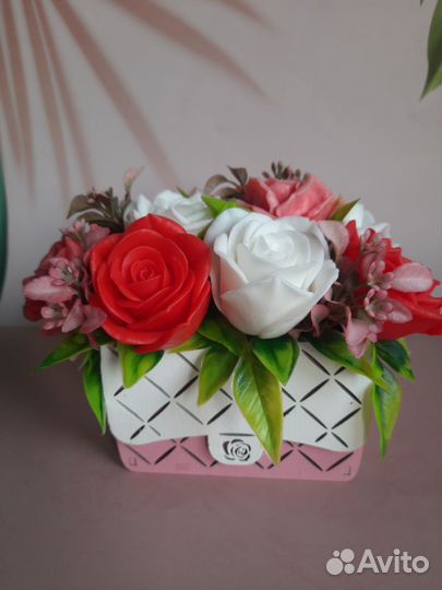 Букет цветов из мыла