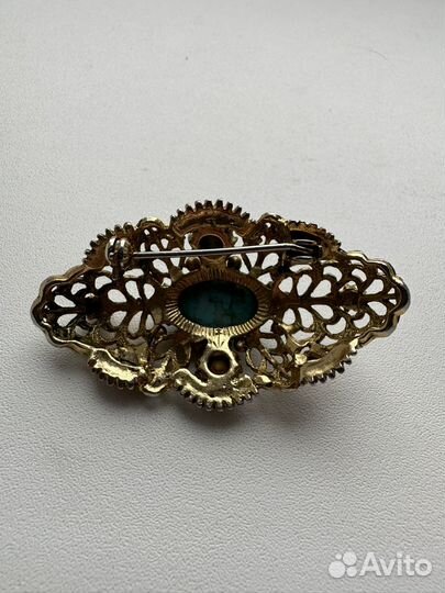 Брошь винтажная старая Европа времен СССР