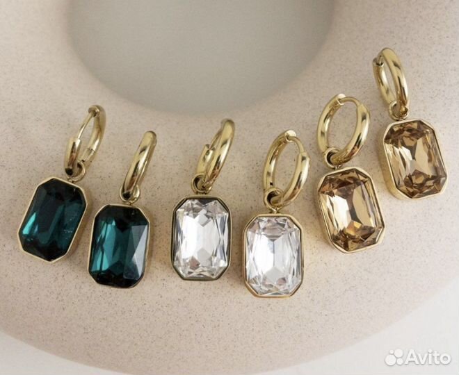 Серьги конго Bella