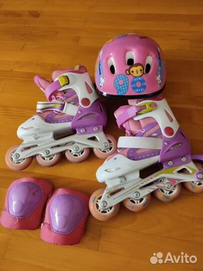 Детские ролики и защита