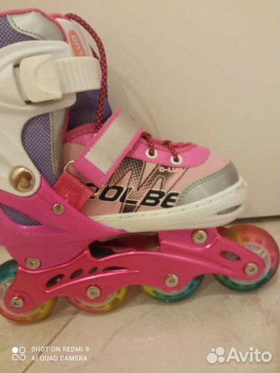 Роликовые коньки детские раздвижные
