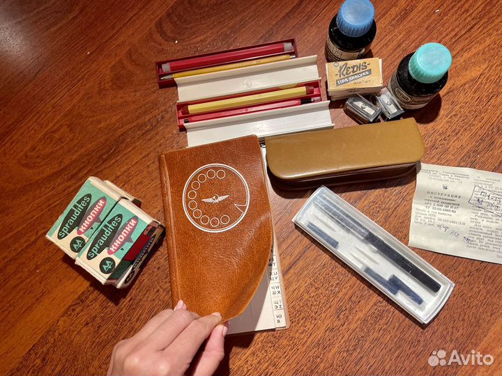 Канцелярия СССР набор чертежный новый