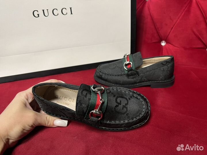 Топсайдеры туфли gucci детские