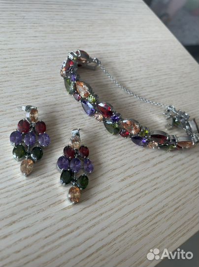 Браслет и серьги