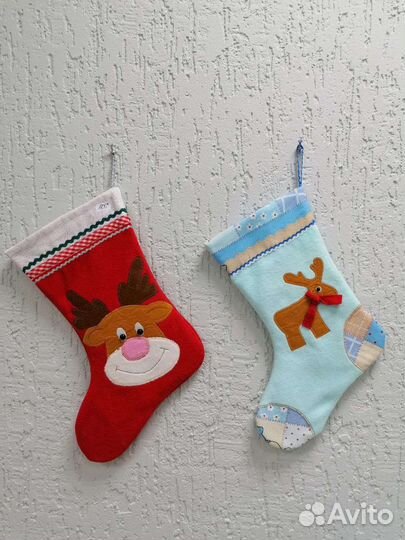 Носки новогодние. Упаковка для подарка