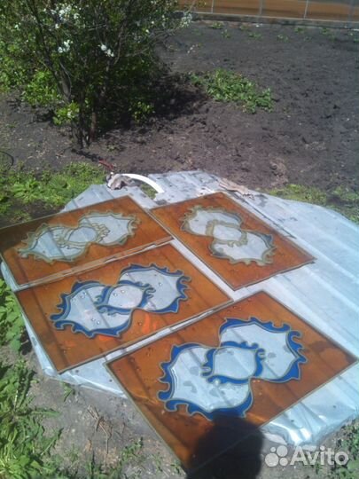 Стекло узорное