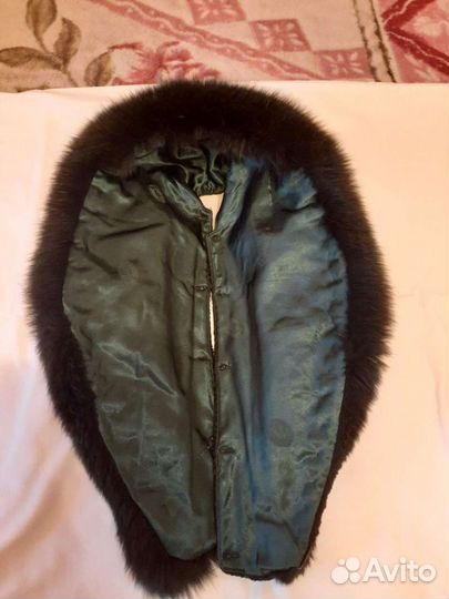 Меховой воротник песец