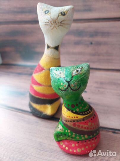 Статуэтка котики ручная работа
