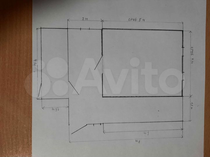 Дом 30 м² на участке 15 сот.