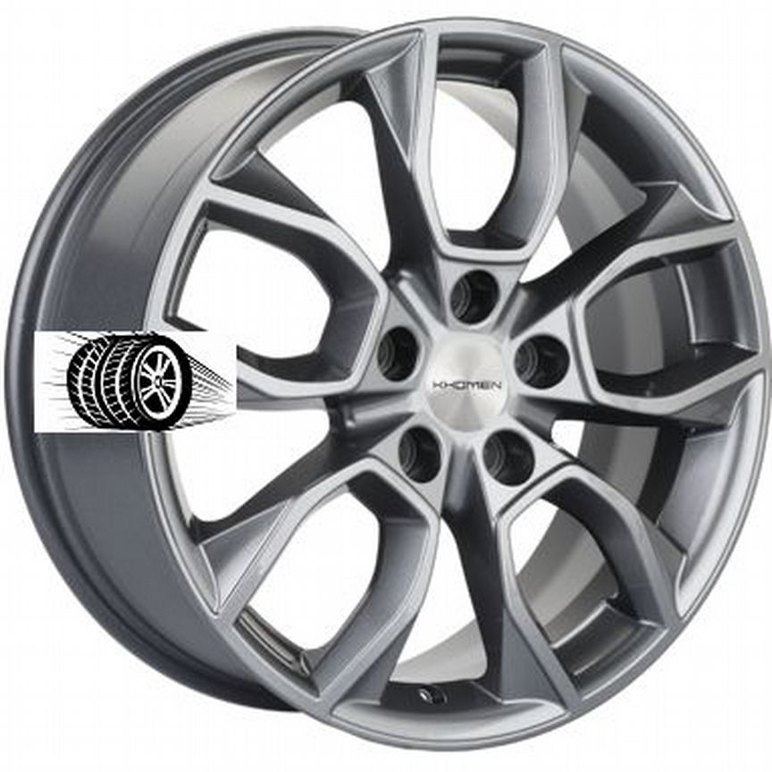 Литые диски Khomen Wheels 7×R17 5×110