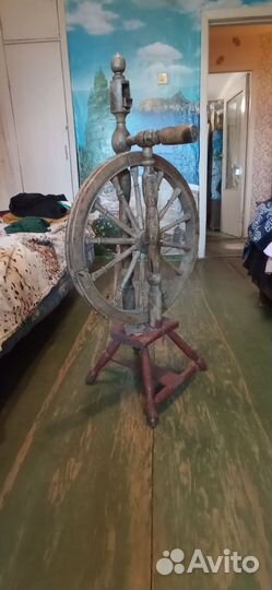 Прялка деревянная старинная