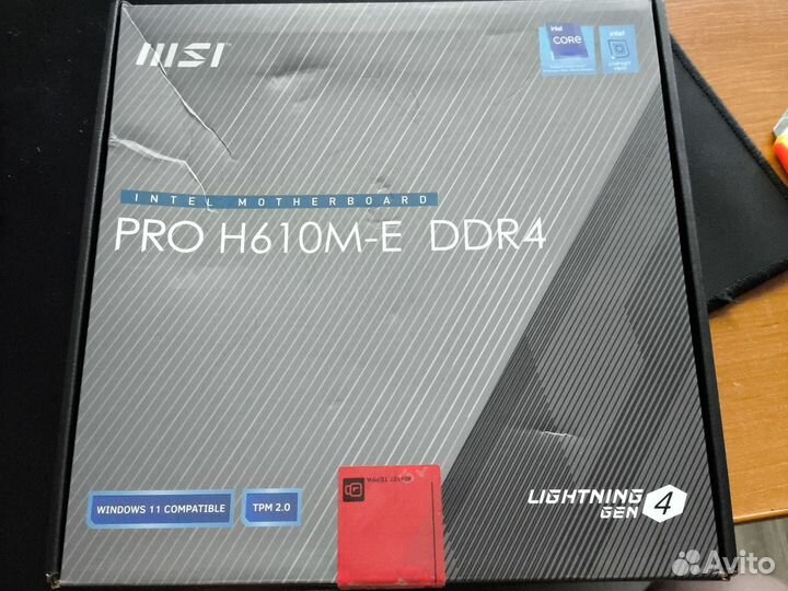 Связка комлект msi pro h610m-e + i3 12100f