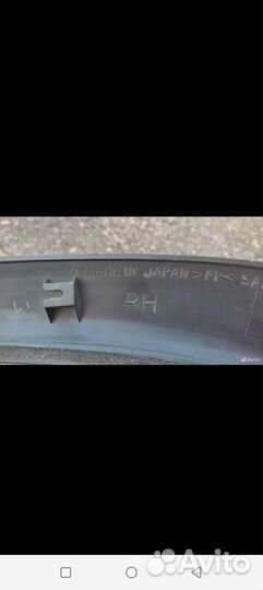 Накладки задних арок (крыльев) subaru forester sf