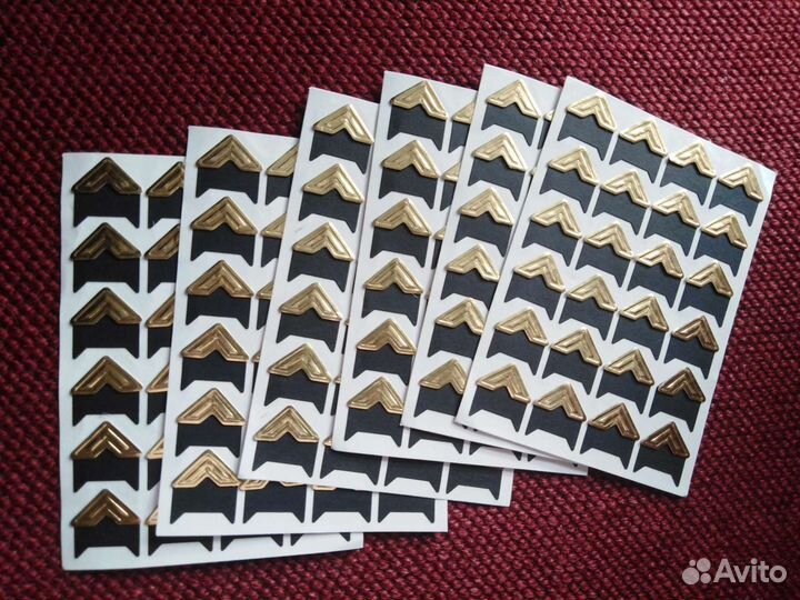 Бумажные уголки для фотографий