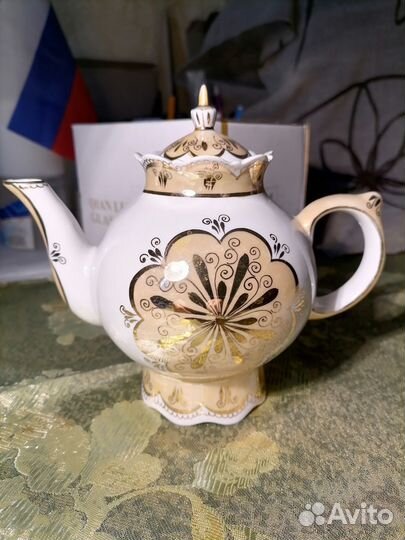 Чайник заварочный фарфоровый СССР