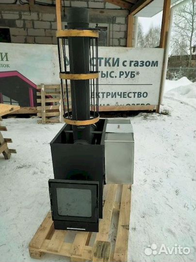 Банная печь Премьера со стеклянной дверкой 600 мм